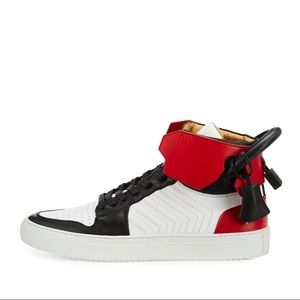 Buscemi 110MM MENS Leather High-Top Sneaker